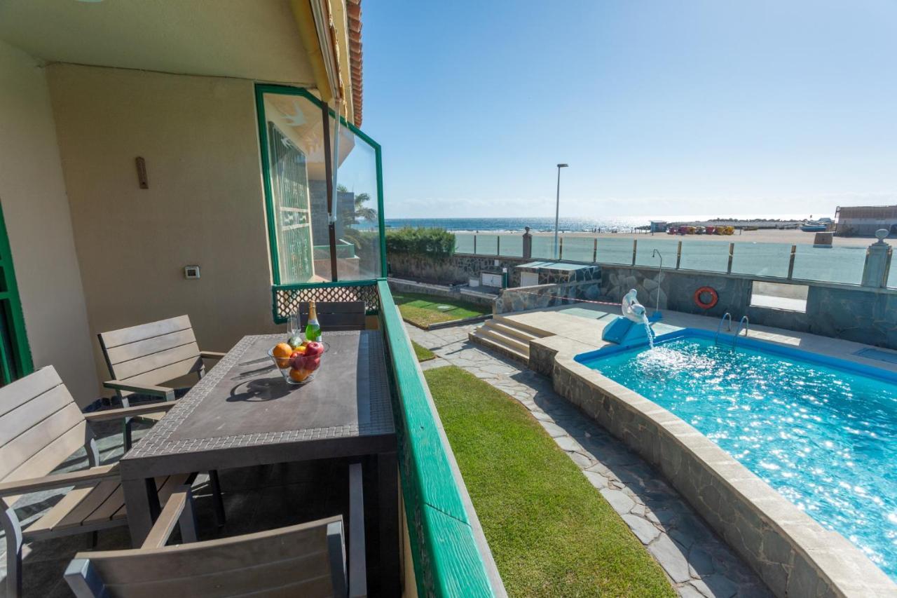 Las Burras Beach Terrace&Pool By Canariasgetaway San Agustín Extérieur photo